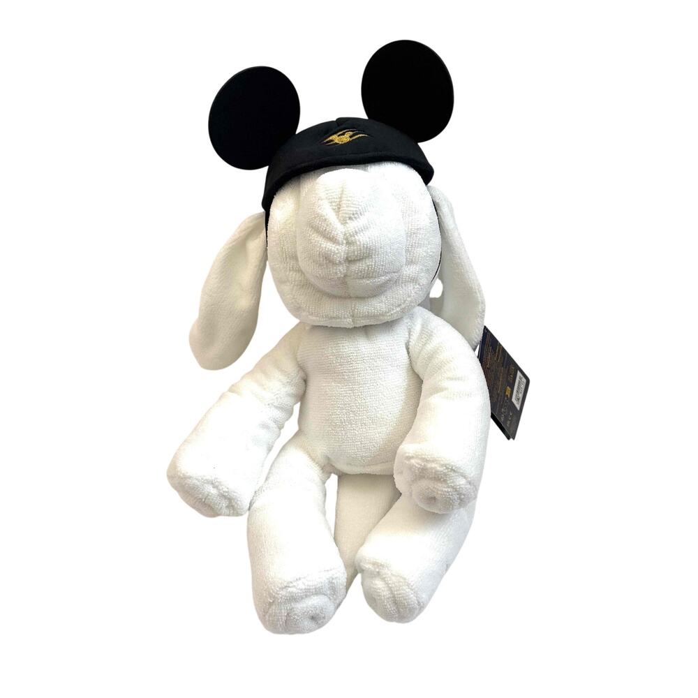 Disney Cruise Line Stuffed Animal Towel Dog Evie Plush White NEW with tags Viral